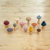 54569 tickit SiliSoft Woodland Mushroom Set (Earth)- Pk12