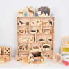 74053 tickit Wooden Sorting Tray - 14 Way