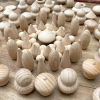 74017 tickit Wooden Treasures Natural Set - Pk120