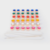74075 tickit Wooden Lacing Jewels - Pk36 + 3 laces
