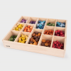 74053 tickit Wooden Sorting Tray - 14 Way