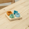 54553 tickit SiliSoft Shape Puzzle (Neutral) - Pk4 + tray