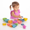 73983 tickit Rainbow Wooden Bowls - Pk7