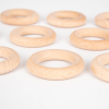 73917 tickit Natural Wooden Rings (56mm) - Pk10