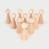 73946 tickit Natural Wooden Figures - Pk10