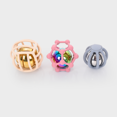 54619 SiliSoft Sensory Steel Balls (Earth) 