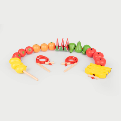 74015 tickit Wooden Lacing Fruits - Pk24