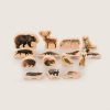 73604 tickit Wooden Forest Animal Blocks - Pk15