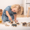 73572 tickit Wooden Wild Animal Blocks - Pk15