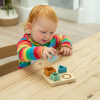 54553 tickit SiliSoft Shape Puzzle (Neutral) - Pk4 + tray