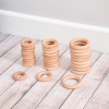 73917 tickit Natural Wooden Rings (56mm) - Pk10