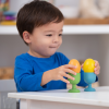 74057 tickit Rainbow Wooden Egg Cups - PK7