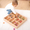 74053 tickit Wooden Sorting Tray - 14 Way