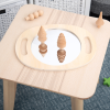 73538 tickit Hand Held Wooden Mirror