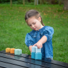 54545 tickit SiliSoft Star Stacking Cups (Neutral) - Pk5
