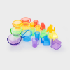 73113 tickit Translucent Colour Funnel Set - Pk6