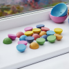 73985 tickit Rainbow Wooden Semispheres - Pk21