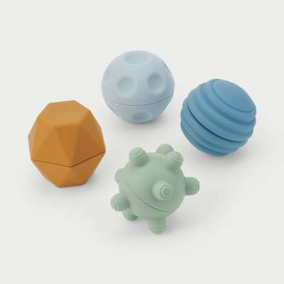 54601 tickit SiliSoft Sensory Balls (Neutral) - Pk4