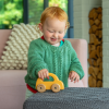 76179 PolarB Wooden Car - Yellow