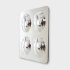 72406 tickit Large 4-Dome Acrylic Mirror Panel - 490mm 