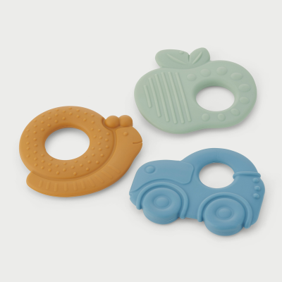 54573 tickit SiliSoft Sensory Teethers - (Neutral) - Pk3