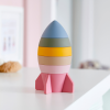 SiliSoft Rocket Stacker (Earth) - Pk6