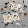 42003 Animal Kingdom Puzzle- Pk40 + 2 trays