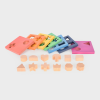 73532 tickit Rainbow Wooden Shape Stacker
