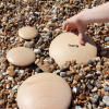 73424 tickit Natural Wooden Buttons - Pk7