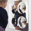 72406 tickit Large 4-Dome Acrylic Mirror Panel - 490mm 