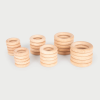 73917 tickit Natural Wooden Rings (56mm) - Pk10