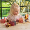 54589 tickit SiliSoft Village Blocks (Earth) - Pk16 + tray