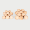 73881 tickit Natural Wooden Balls (50mm) - Pk10