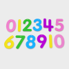 72421 tickit Rainbow Numbers - Pk14