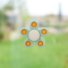 54593 tickit SiliSoft Flower Spinner (Neutral)