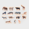 73572 tickit Wooden Wild Animal Blocks - Pk15