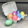 74005 tickit Rainbow Wooden Eggs - Pk7