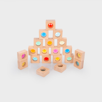 74077 tickit Wooden Kaleidoscope Blocks - Pk20