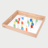 73466 tickit Wooden Mirror Tray