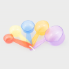73125 tickit Translucent Colour Measuring Cups - Pk5