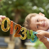 72431 tickit Rainbow Glitter Numbers - Pk14
