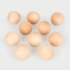 73881 tickit Natural Wooden Balls (50mm) - Pk10
