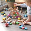 73530 tickit Natural Wooden Stars - Pk21