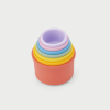 54547 tickit SiliSoft Round Stacking Cups (Rainbow) - Pk7