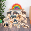 73572 tickit Wooden Wild Animal Blocks - Pk15