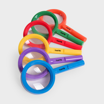 61096 tickit Rainbow Magnifiers - Pk6
