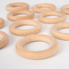 73919 tickit Natural Wooden Rings (70mm) - Pk10