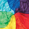 74065 tickit Rainbow Habutae Fabric - Pk7