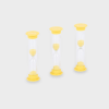 92002 tickit Mini Sand Timers - 3 Minute (Yellow) Pk3