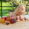 54589 tickit SiliSoft Village Blocks (Earth) - Pk16 + tray